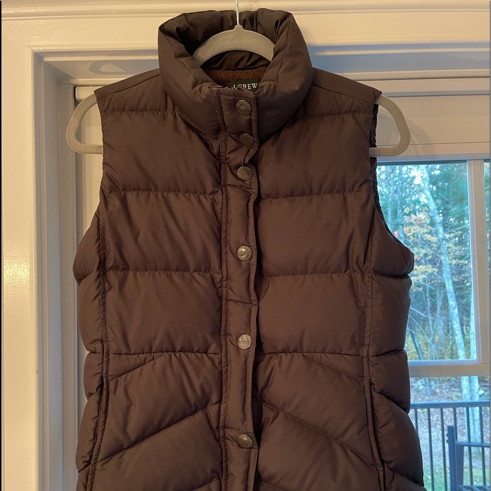 J Crew down vest
